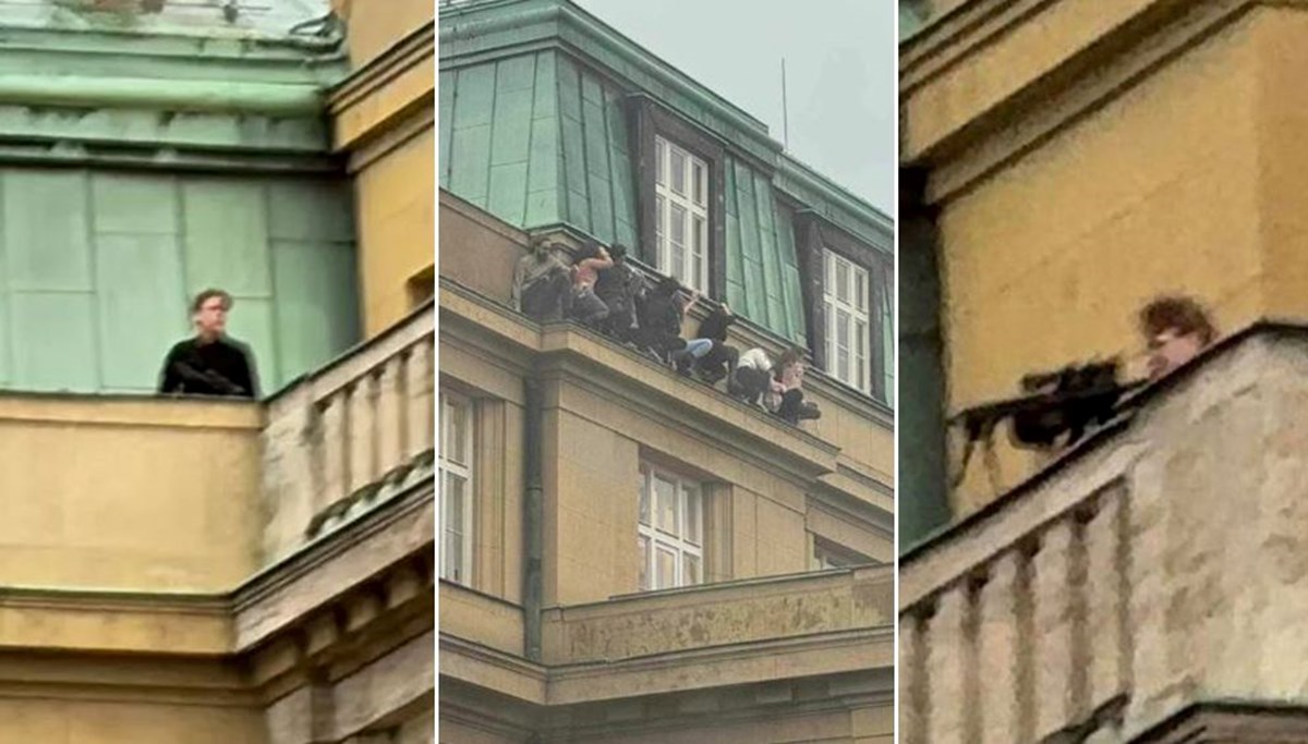 Çekya’daki üniversite saldırısına ait yeni görüntüler