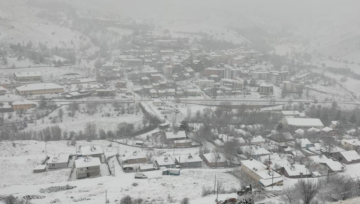 Tunceli’de kar: 50 köy yolu ulaşıma kapandı