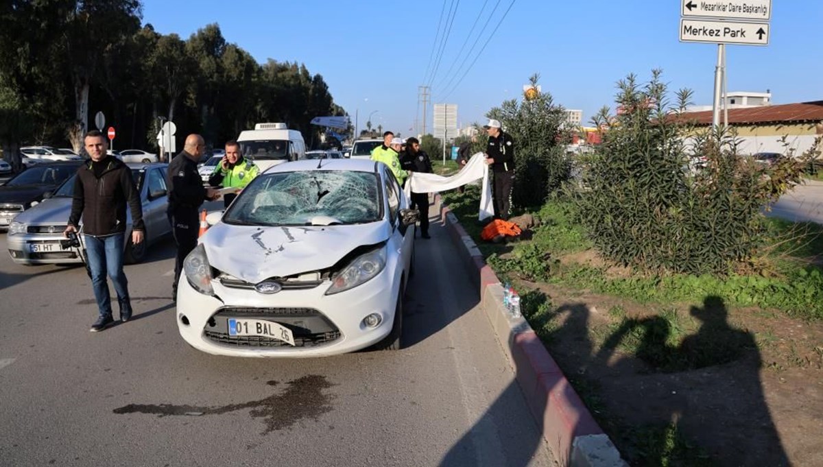Adana’da otomobilin çarptığı yaşlı adam öldü