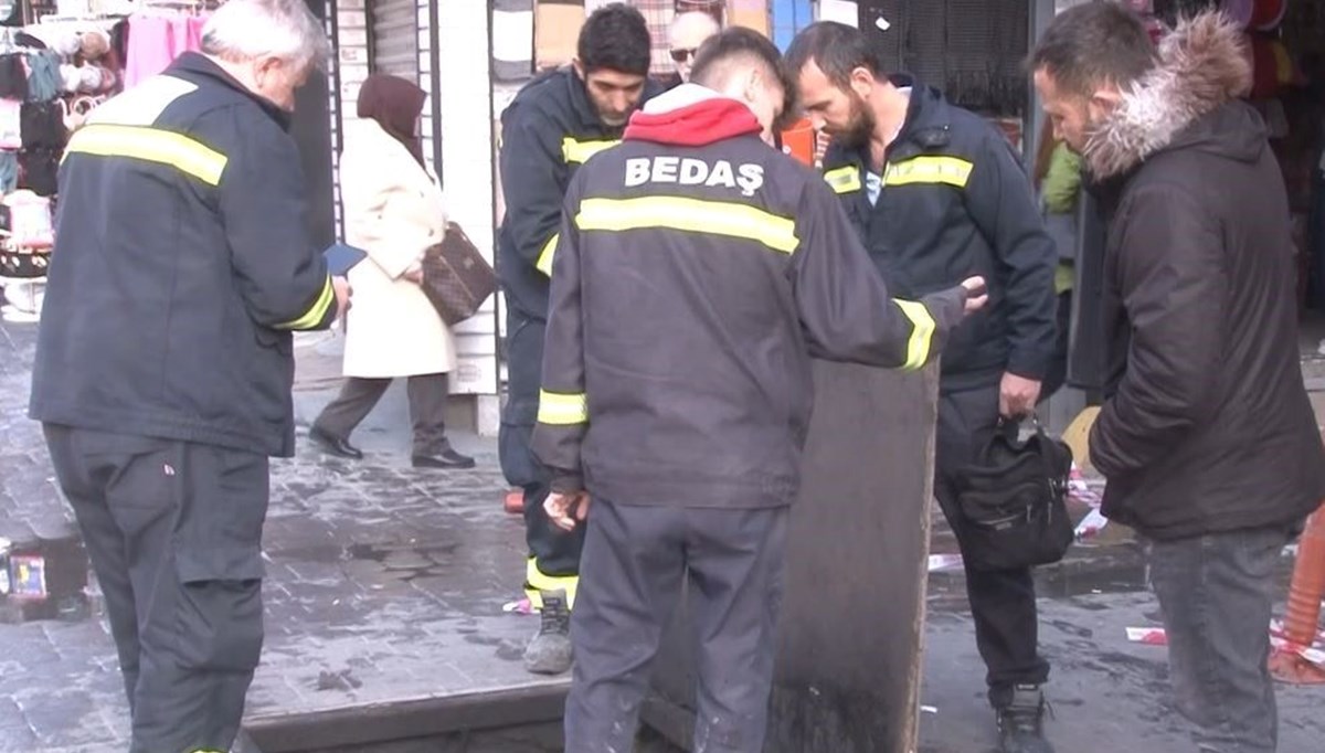 Bakırköy'de Yeraltı Çarşısı'nda yangın: 2 kişi hastaneye kaldırıldı