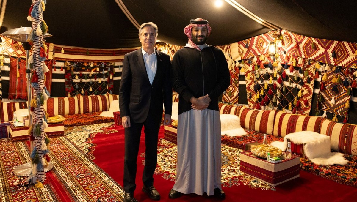 Blinken, Suudi Arabistan Veliaht Prensi Selman ile görüştü