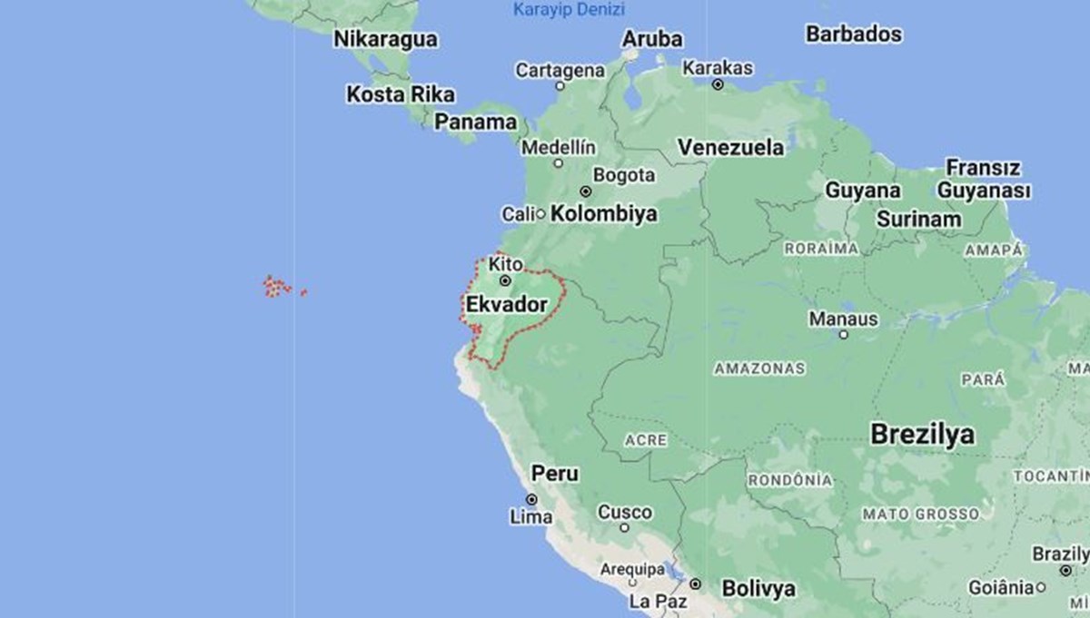 Ekvador nerede? (Ekvador'un konumu)