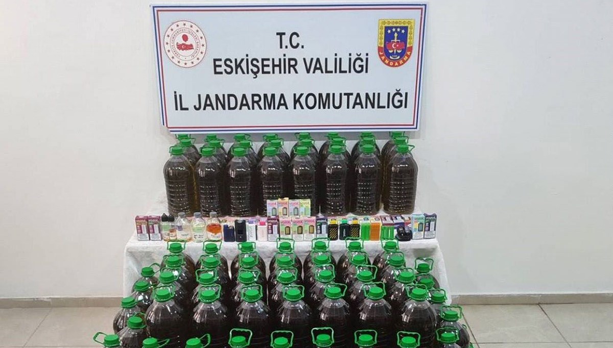 Eskişehir'de, 845 litre sahte zeytinyağı ele geçirildi