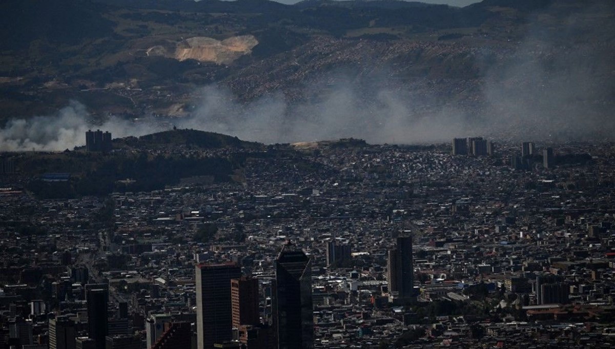 Kolombiya'da orman yangını: Günlerdir söndürülemiyor