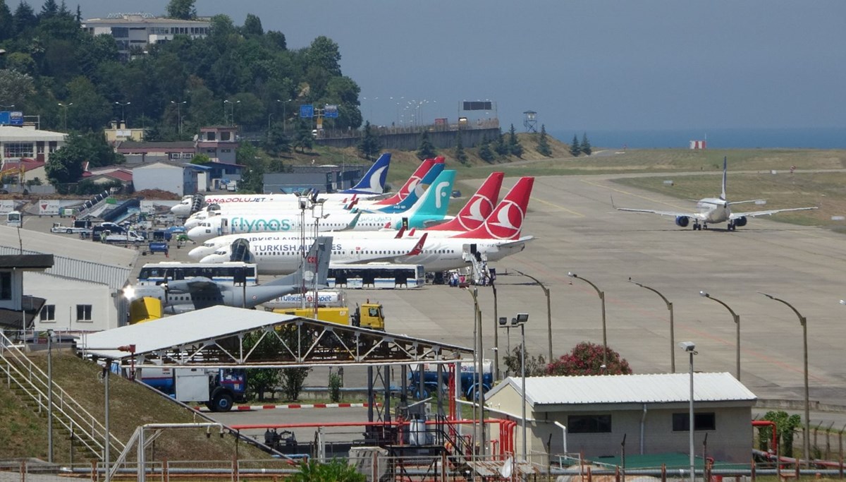 Trabzon Havalimanı geçen yıl 3 milyon 499 bin 592 yolcuya hizmet verdi