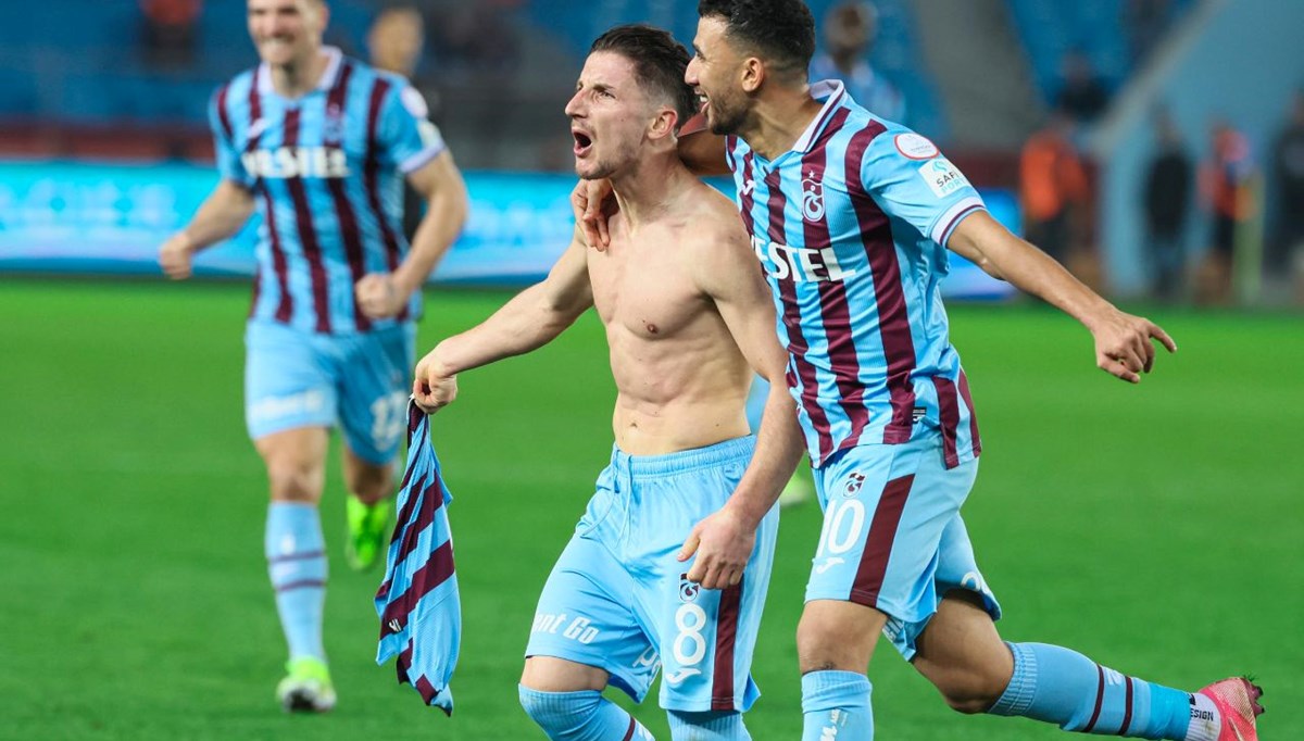 Hatayspor'u 2 golle geçen Trabzonspor'un galibiyet hasreti sona erdi