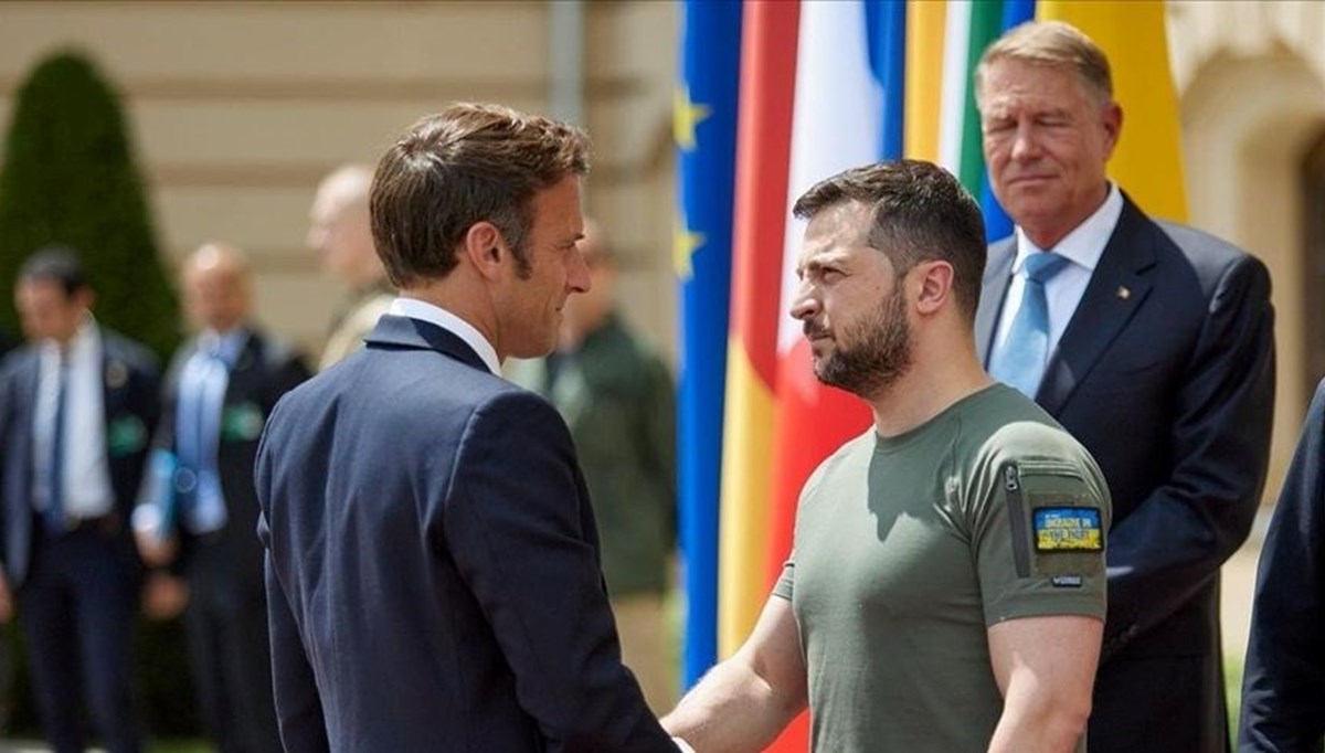 Macron ve Zelenski Paris'te güvenlik anlaşması imzalayacak