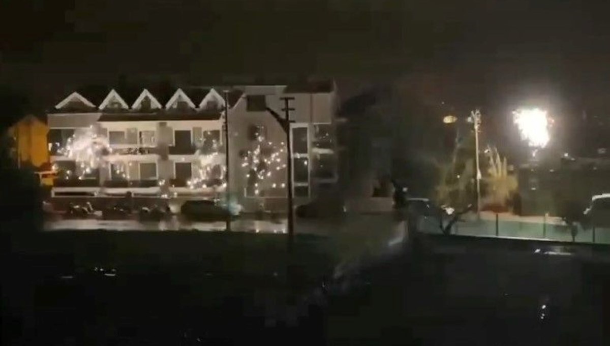 Muğla'da korkutan patlama sesi: Duyan balkona çıktı