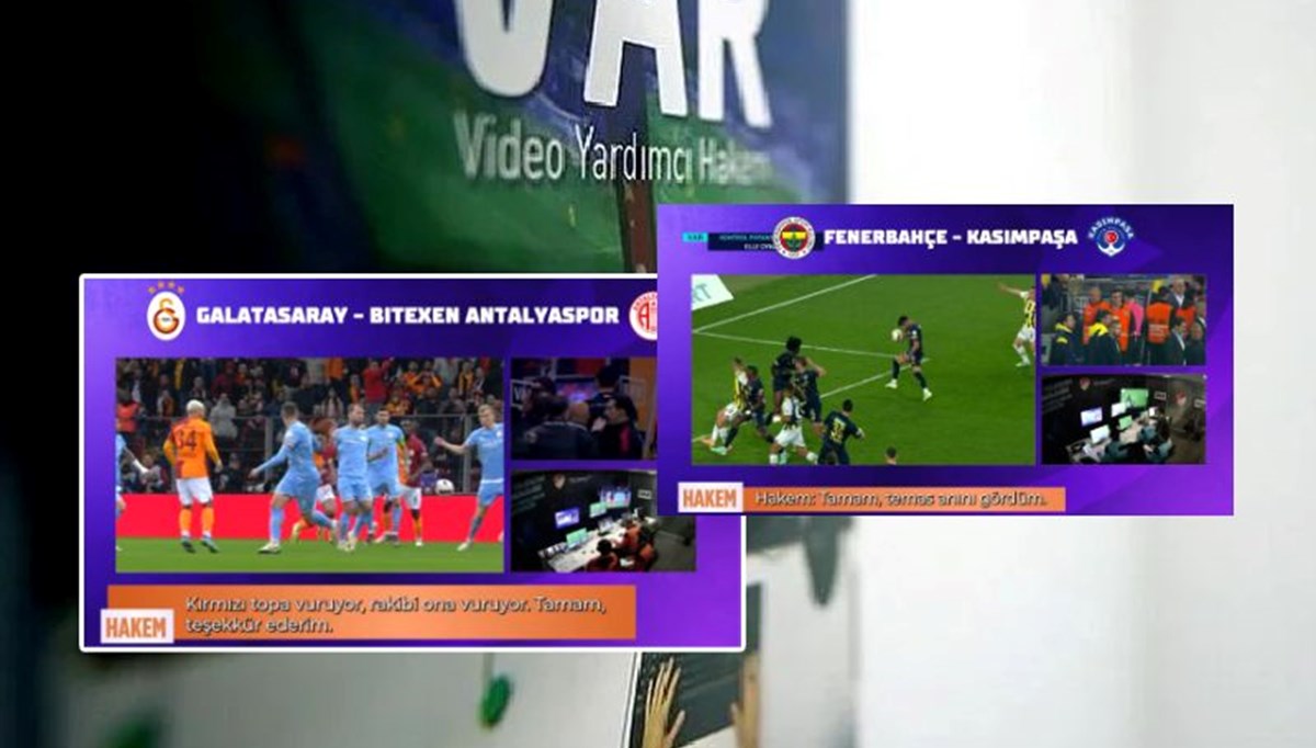 Süper Lig'de 27. hafta maçlarının VAR kayıtları açıklandı: İşte kare kare VAR kayıtları ve konuşmalar