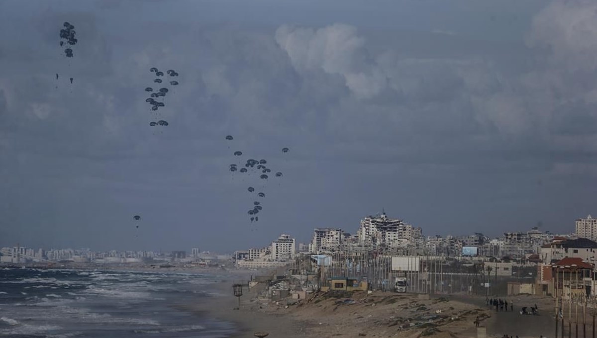 ABD ve Ürdün'den Gazze’ye havadan üçüncü yardım operasyonu