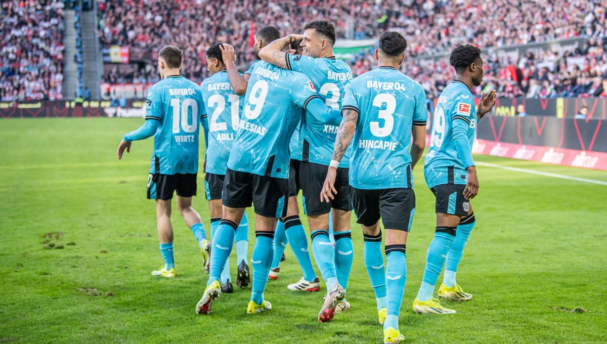 Bundesliga'da Bayer Leverkusen rüzgarı devam ediyor: Puan farkını 10'a çıkardı