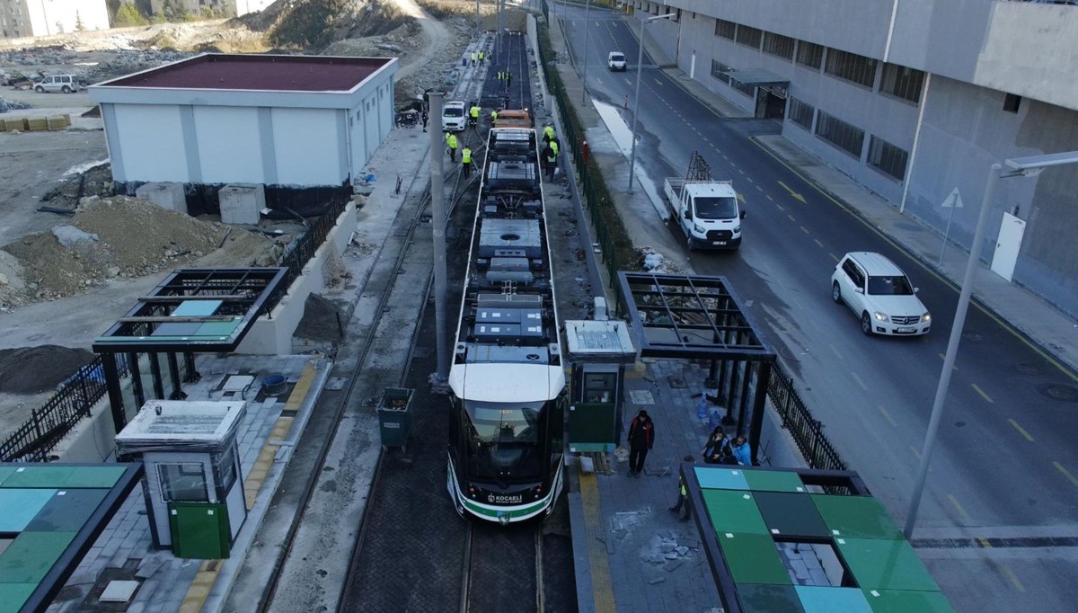 Kocaeli Şehir Hastanesi tramvayı yarın hizmete giriyor