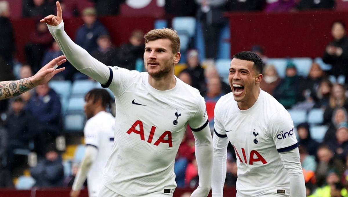 Tottenham, Aston Villa'yı deplasmanda farklı yendi