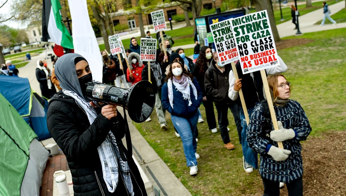 ABD'de öğrenci protestoları büyüyor: Netanyahu'dan öğrencilere tepki