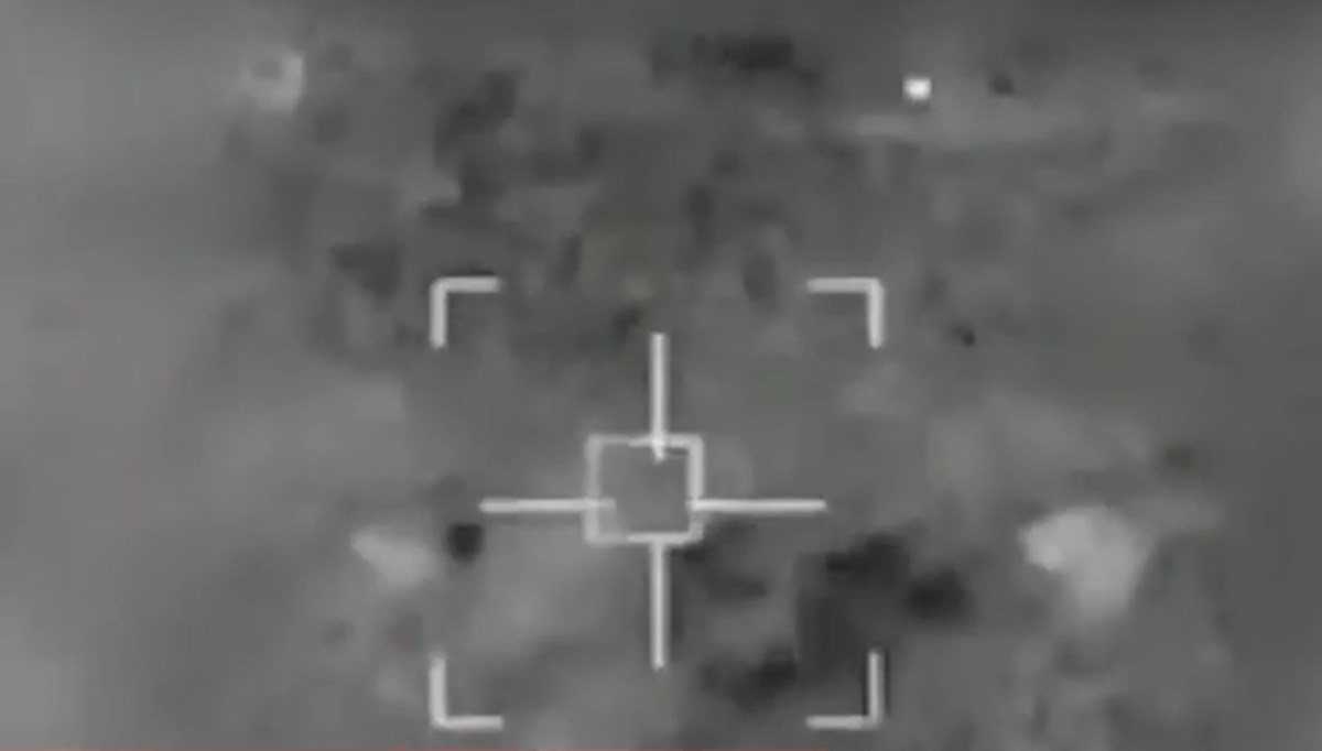 İsrail görüntüleri paylaştı: İran füze drone'ları böyle vuruldu