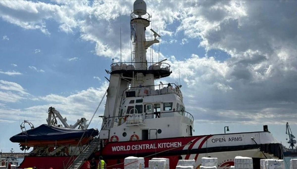 Kıbrıs Rum Kesimi'nden gelen ikinci yardım gemisi Gazze'ye ulaştı