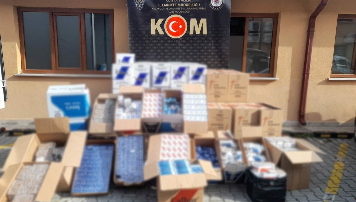 Konya'da kaçakçılık operasyonu: 14 gözaltı