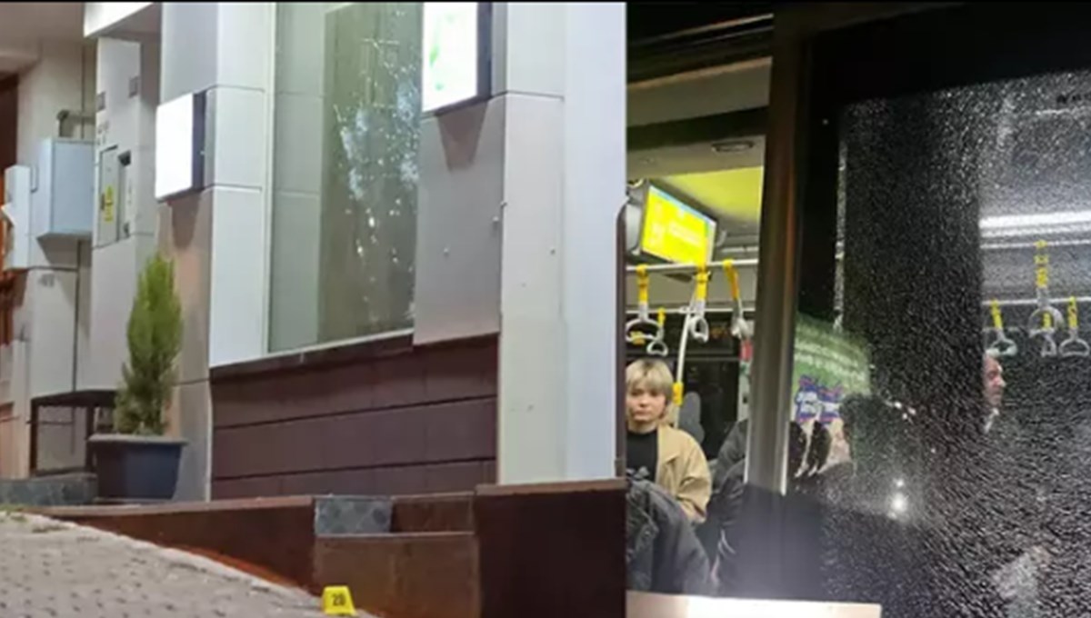 Küçükçekmece'de otele silahlı saldırı: Kurşunlar metrobüse böyle isabet etti