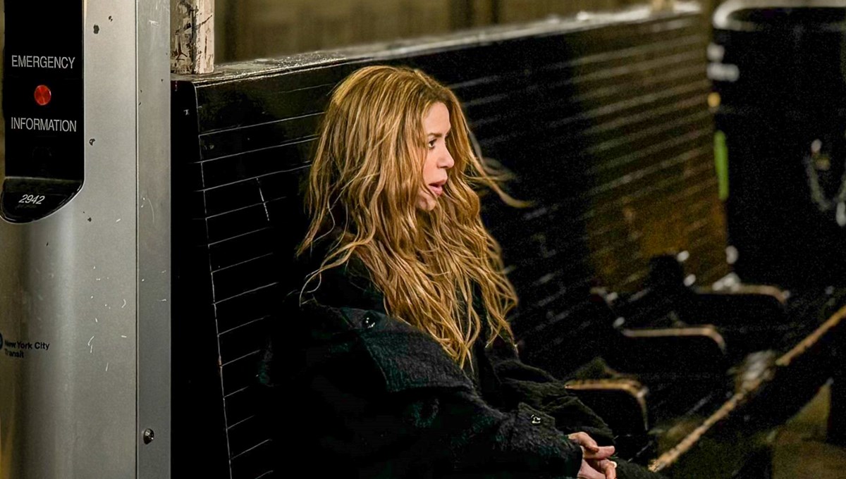 Shakira, New York'ta metroda görüntülendi