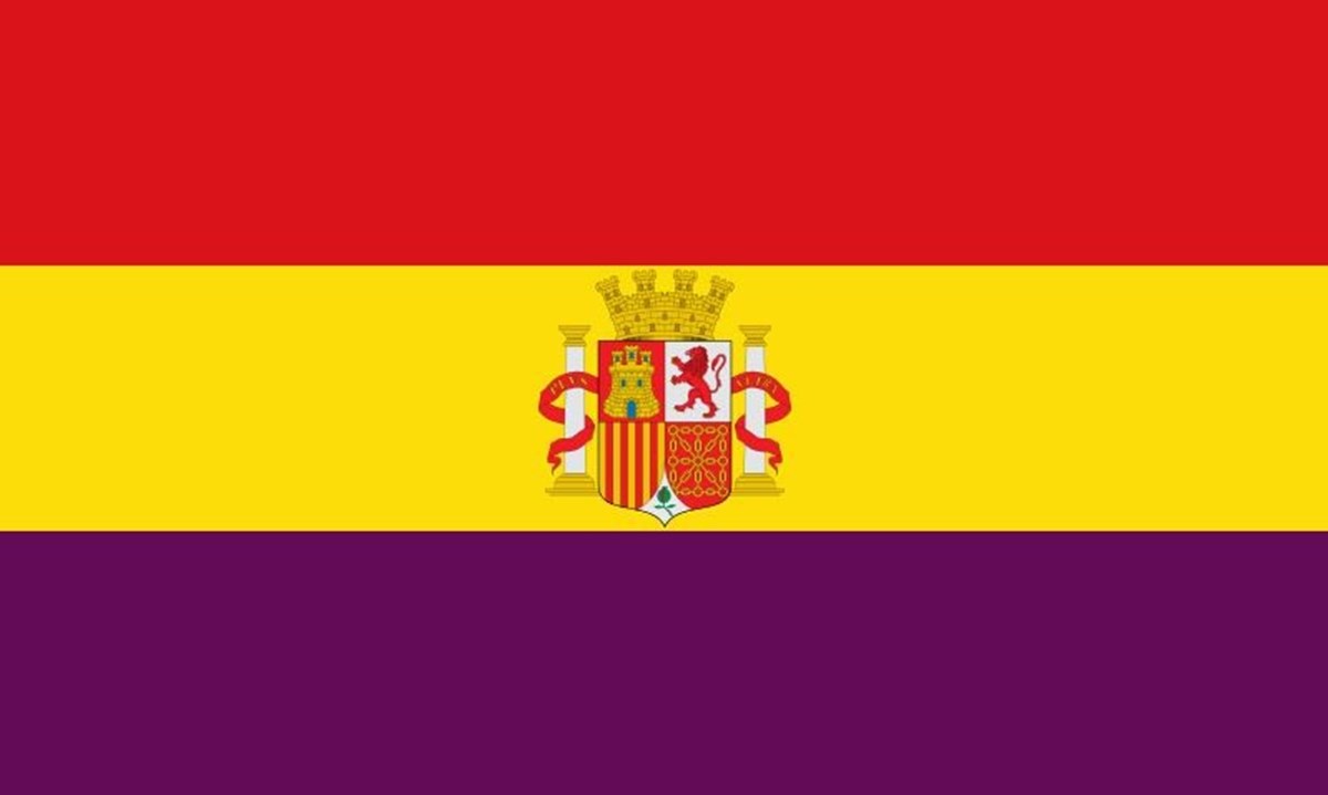 İspanya Cumhuriyeti 1931 ile 1971 yılları arasında mor şerit kullanmıştı.