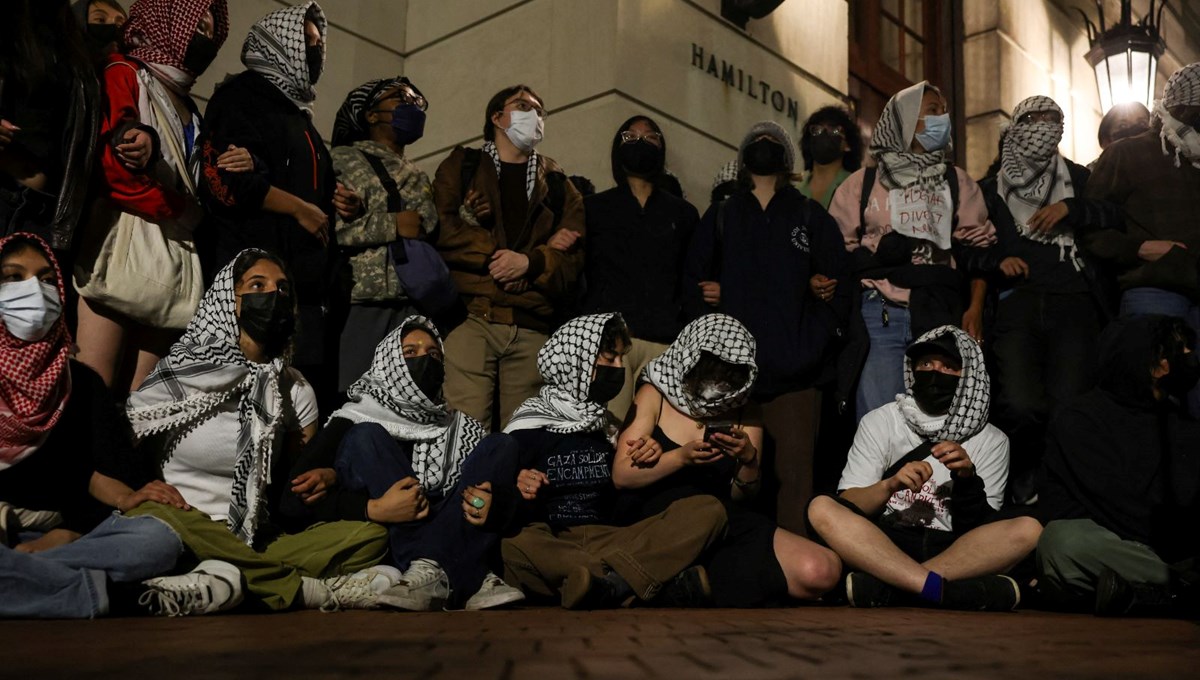 Filistin'e destek protestoları: Columbia Üniversitesi öğrencilere uzaklaştırma verdi