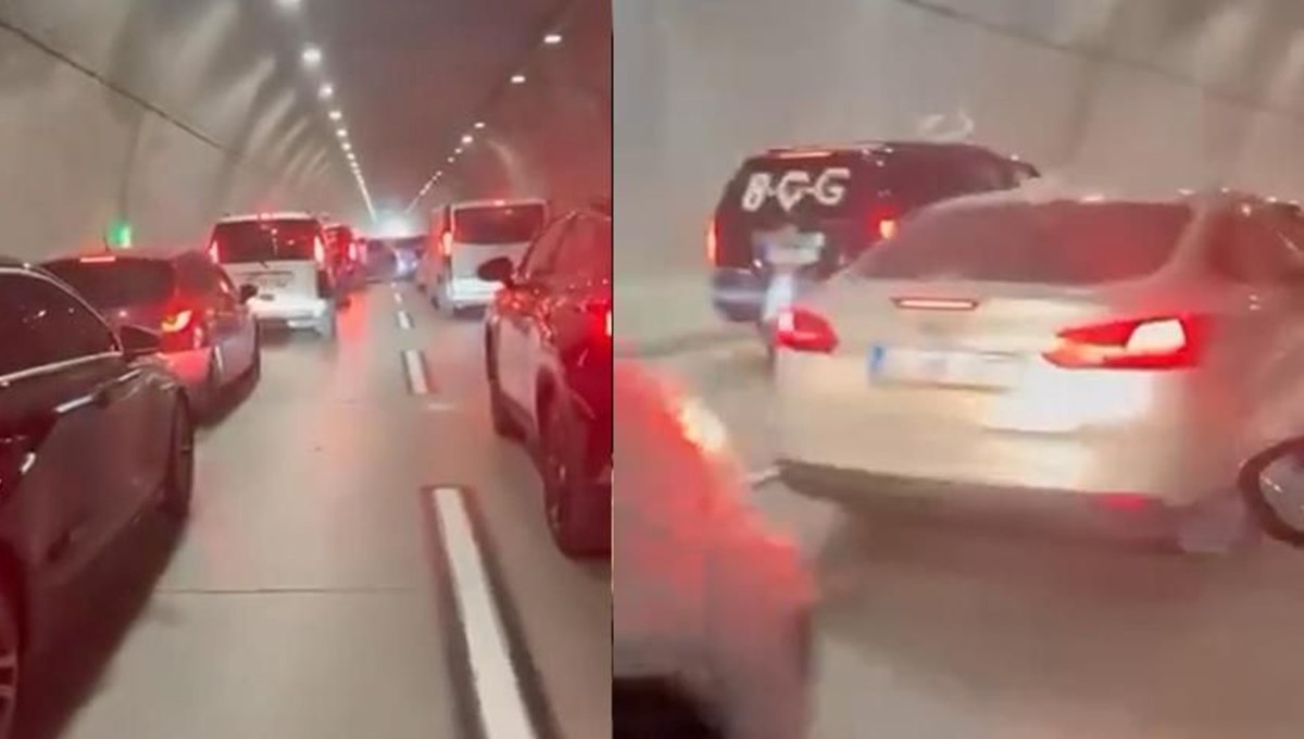 İstanbul'da düğün konvoyu terörü: Çamlıca Tüneli'ni kapattılar