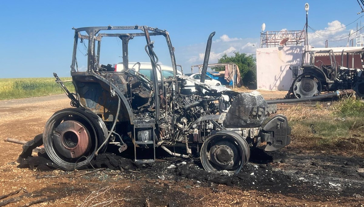 Mardin'de traktör ve trafoları ateşe verdiler