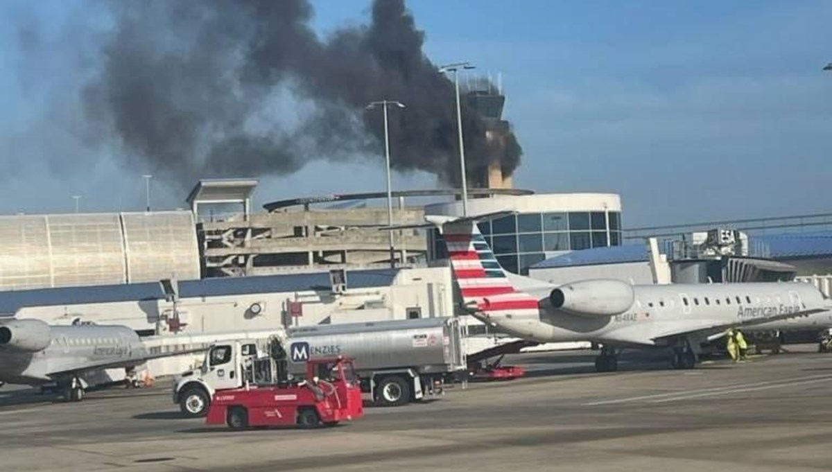 ABD'deki Charlotte Douglas Uluslararası Havalimanı'nda yangın
