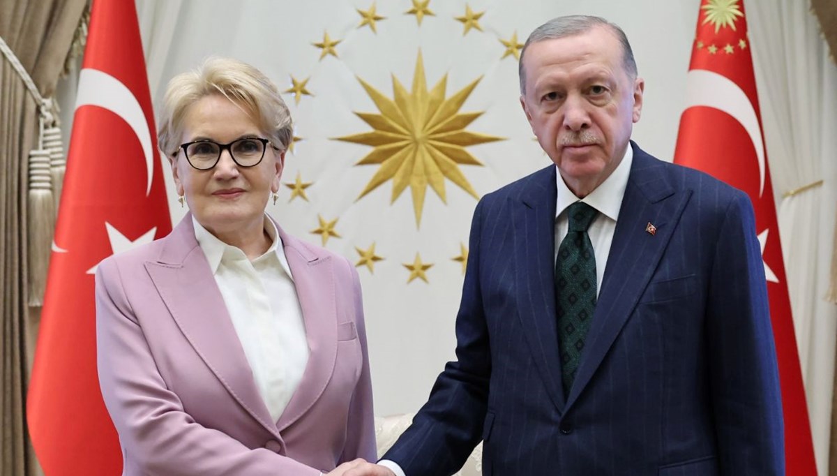 Cumhurbaşkanı Erdoğan ile Meral Akşener'in görüşmesi sona erdi