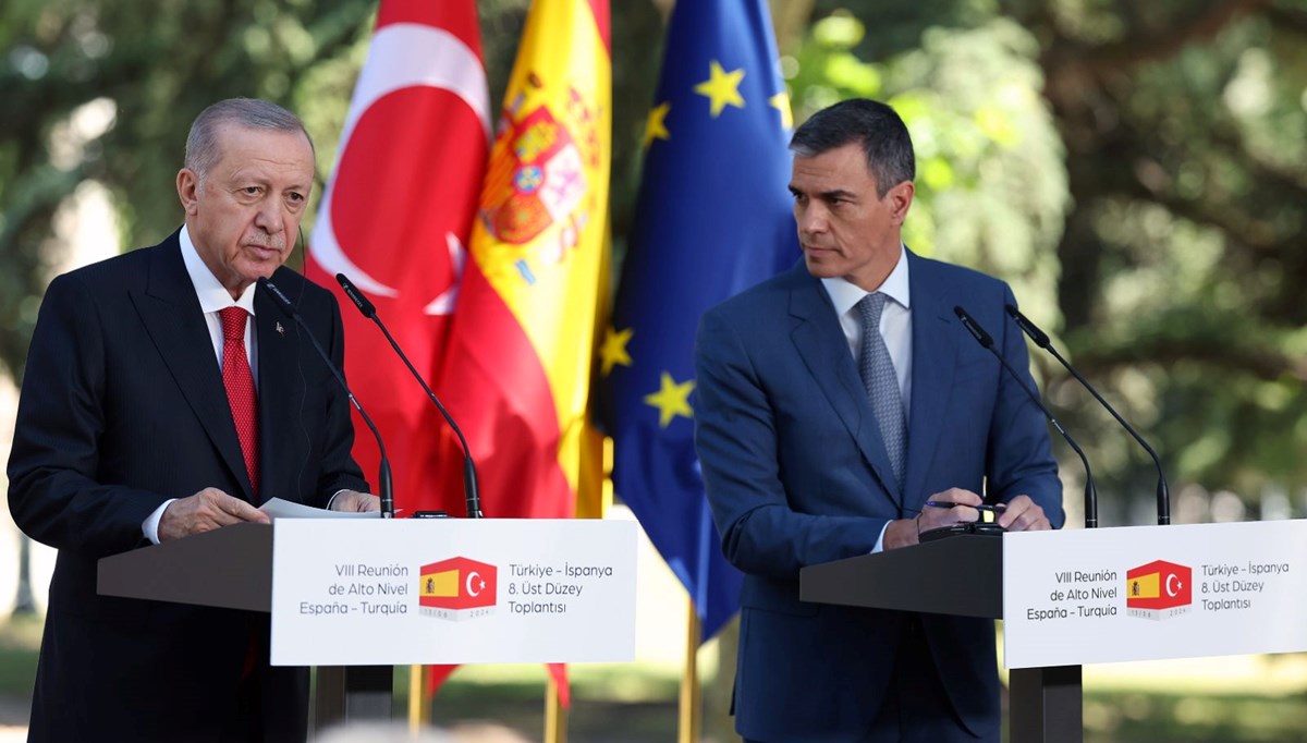 Erdoğan-Sanchez görüşmesi | Cumhurbaşkanı Erdoğan: İspanya'nın Filistin Devletini tanıma kararı örnek olmalı