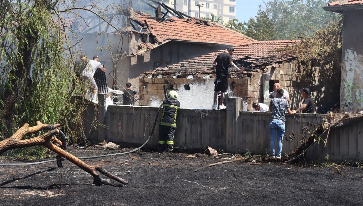 Facianın eşiğinden dönüldü: Kayseri'de tüp deposunda yangın