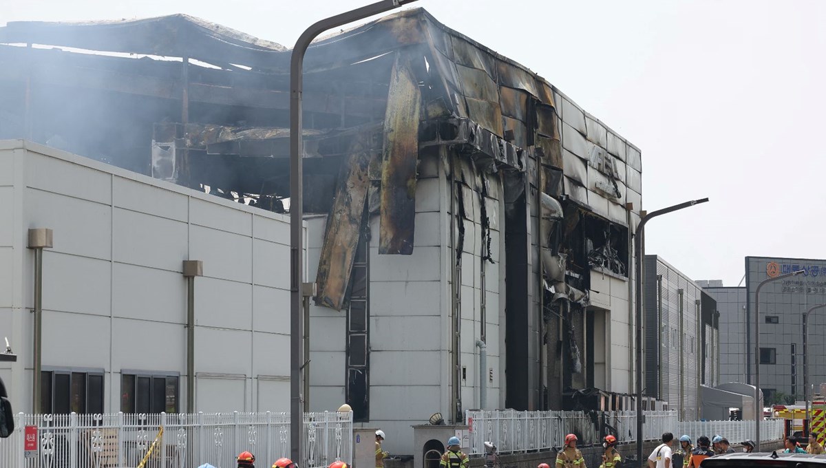 Güney Kore'de pil fabrikasında yangın: 22 kişi hayatını kaybetti, bir kişi kayıp