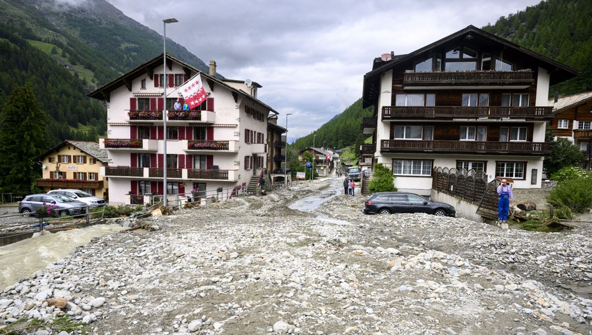 İsviçre'de heyelan ve sel: 4 ölü, 2 kayıp
