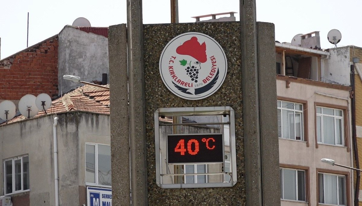 Kırklareli’nde sıcak hava etkili oluyor: Termometreler 40 dereceyi gösterdi