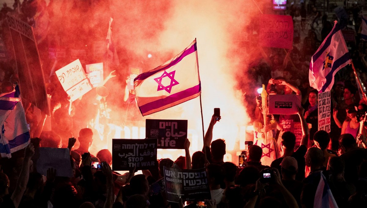 Netanyahu'ya ateşkes çağrısı: İsrail'de protestolar sürüyor