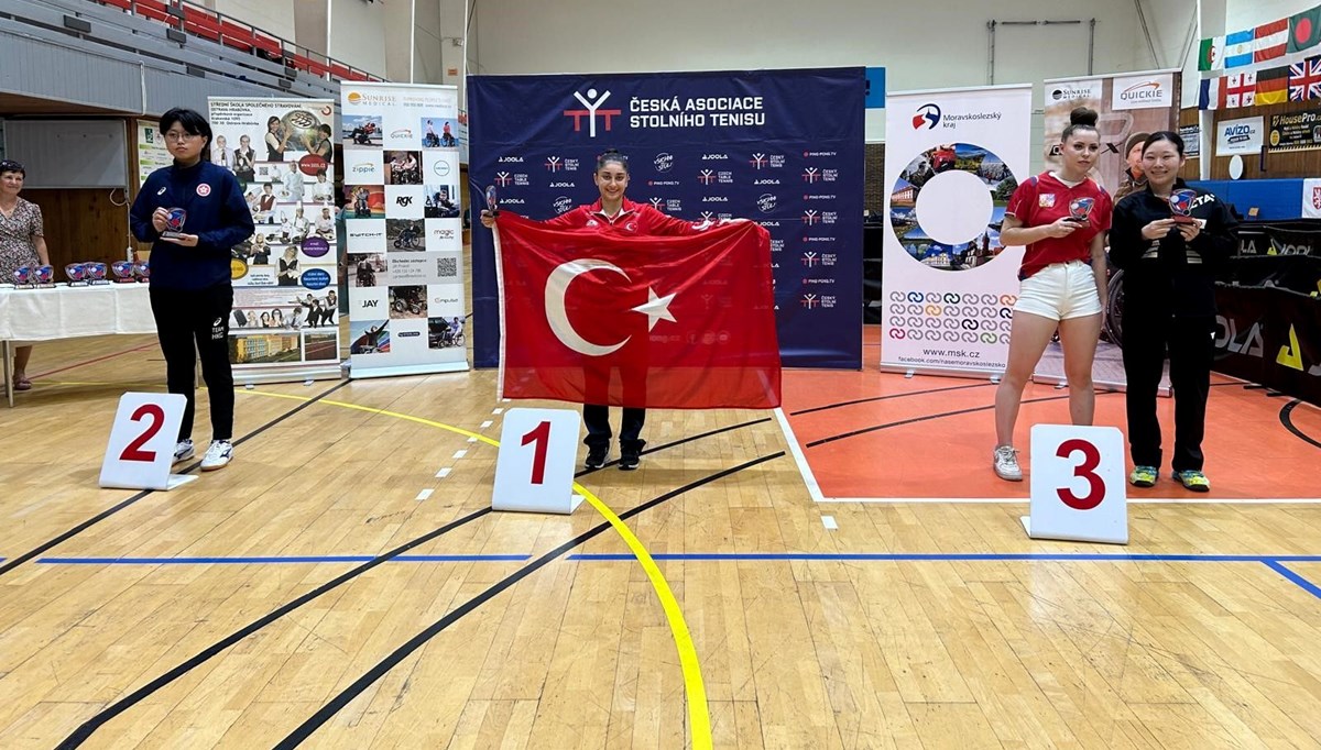 Özel sporcu Ebru Acer’den Altın Madalya!
