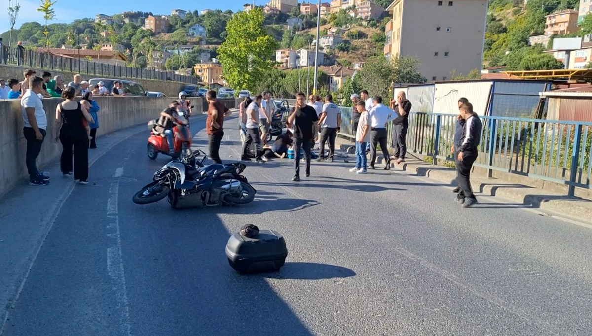 Üsküdar'da otomobil ile motosiklet kafa kafaya çarpıştı: 1 ölü
