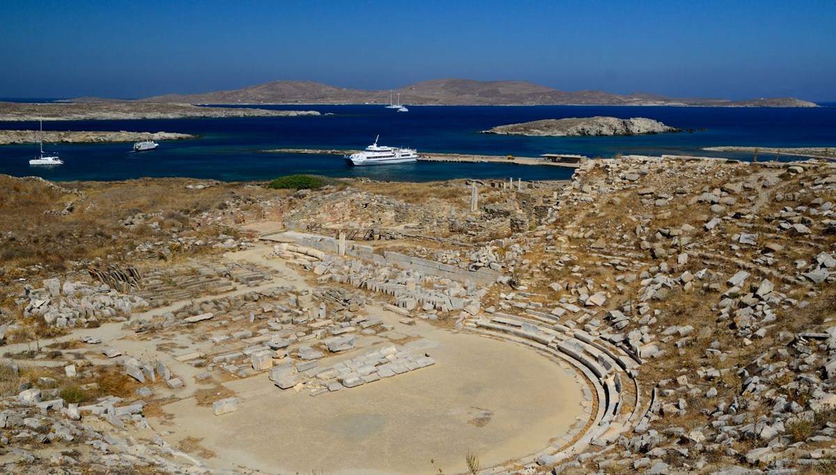 Yunan adası Delos'ta iklim krizi: 50 yıl içinde yok olacak