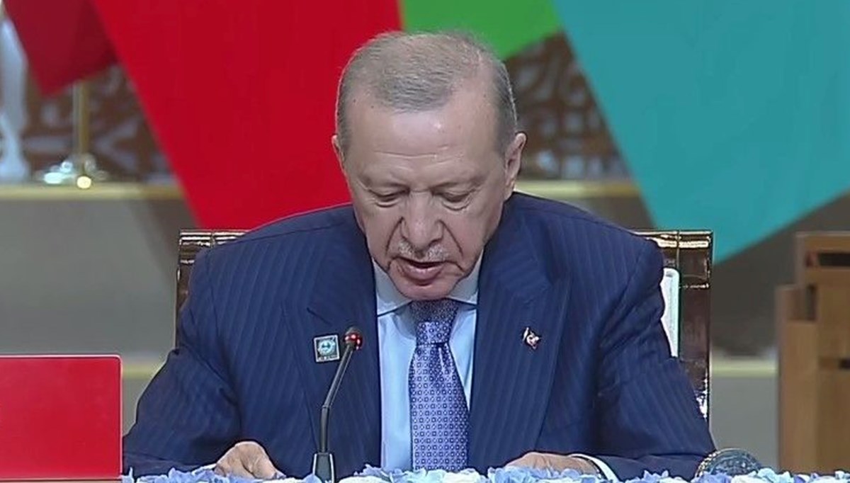 Cumhurbaşkanı Erdoğan Astana'da: Yıkıma son vermek için İsrail durdurulmalıdır