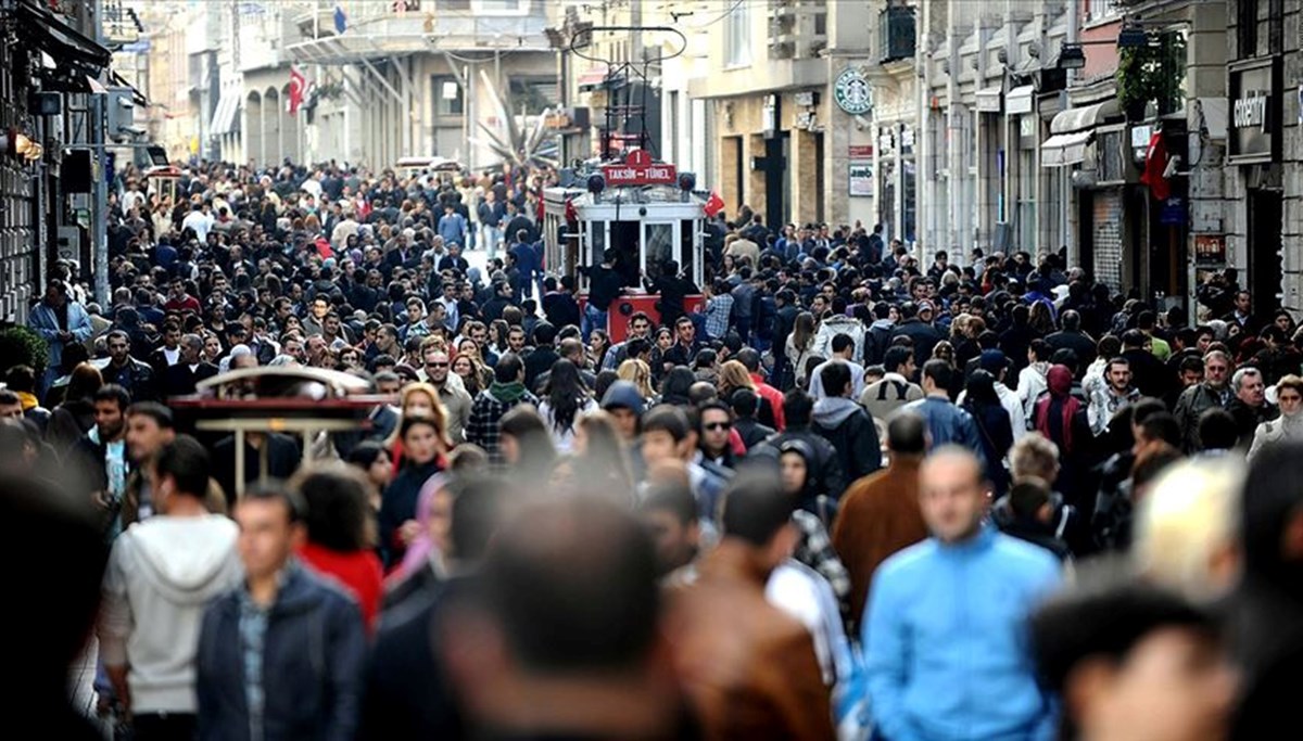 Türkiye nüfus büyüklüğüne göre sıralamada 18'inci sırada