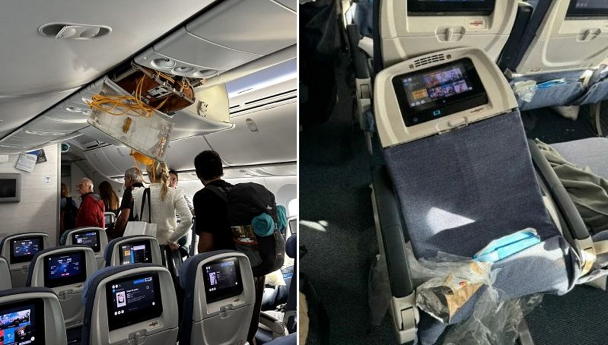 Uçakta korku dolu anlar! Türbülansa girdi, koltuklar kırıldı: 30 kişi yaralandı